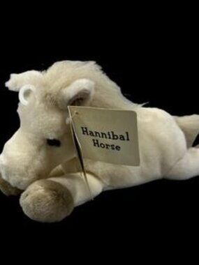 Dakin Hannibal Farm Horse Beige Huggable 11 Inches Tags Rare NO SOUND